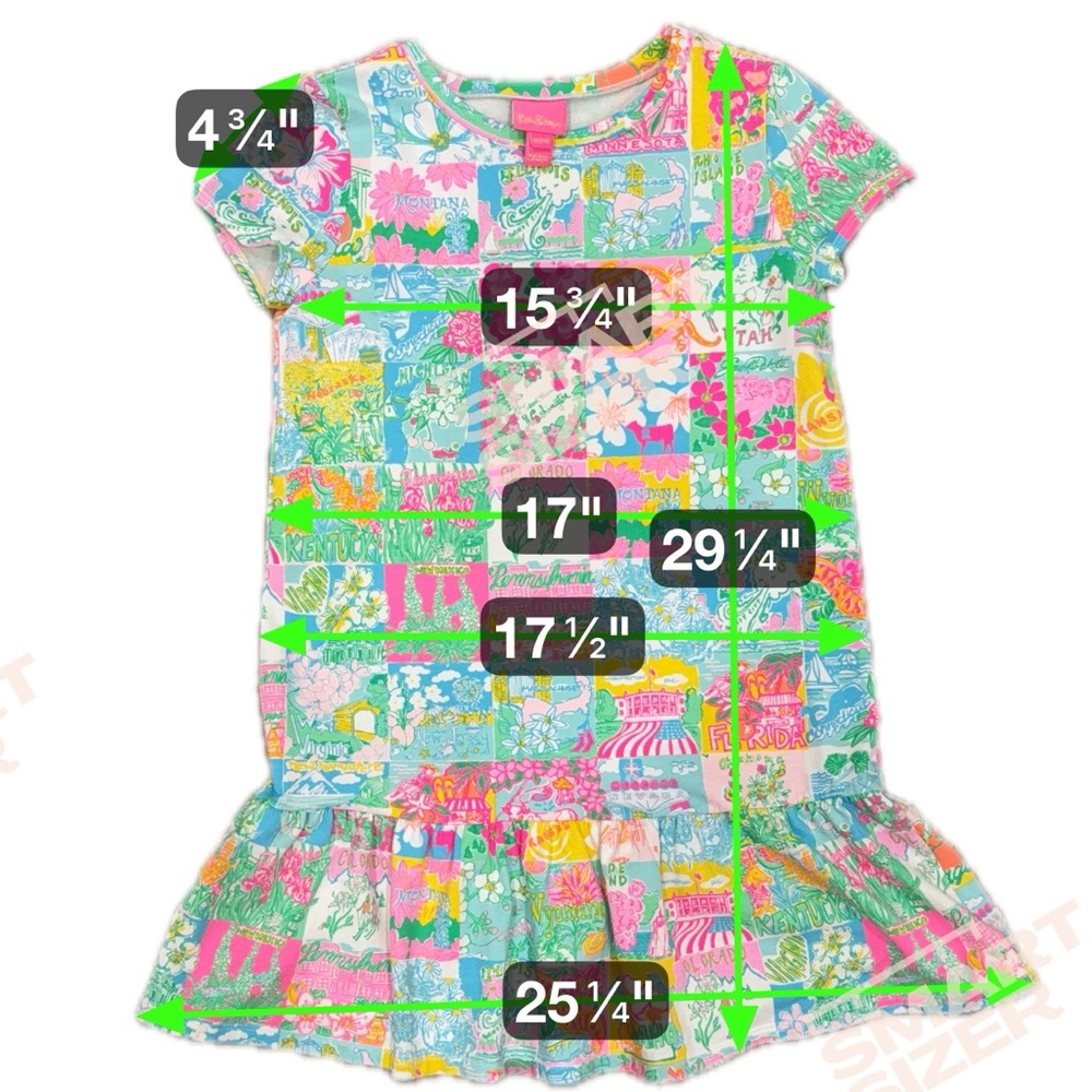 Lilly Pulitzer Girls Dress Size XL 12-14 - Picture 3 of 4